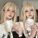 【動漫研習社】chowbie 修女cos假髮性感制服cosplay服修女假髮白色高溫絲-規格圖6