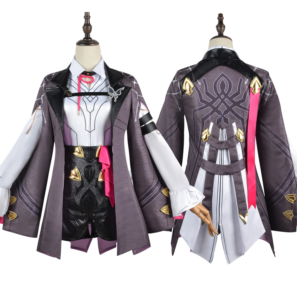 【動漫研習社】崩壞星穹鐵道卡芙卡cosplay服COS刺繡禦姐服飾二次元女裝-細節圖3