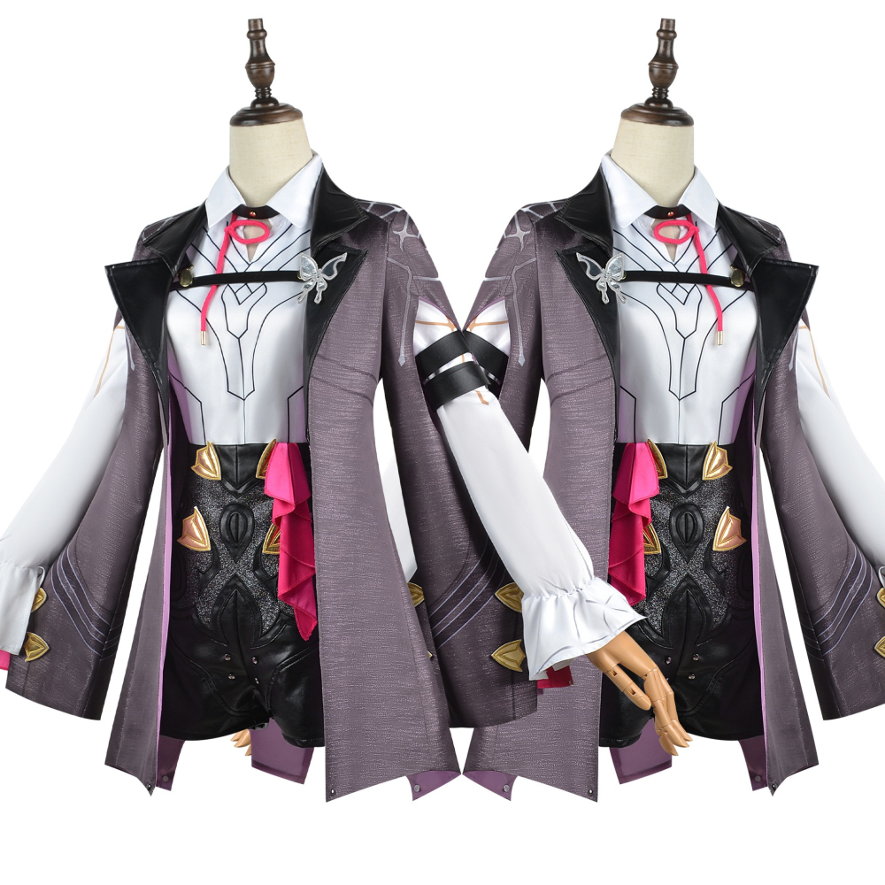 【動漫研習社】崩壞星穹鐵道卡芙卡cosplay服COS刺繡禦姐服飾二次元女裝-細節圖4