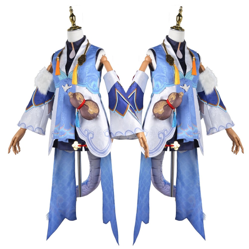 【動漫研習社】崩壞星穹鐵道白露cos服動漫遊戲女裝套裝素裳cosplay服-細節圖3