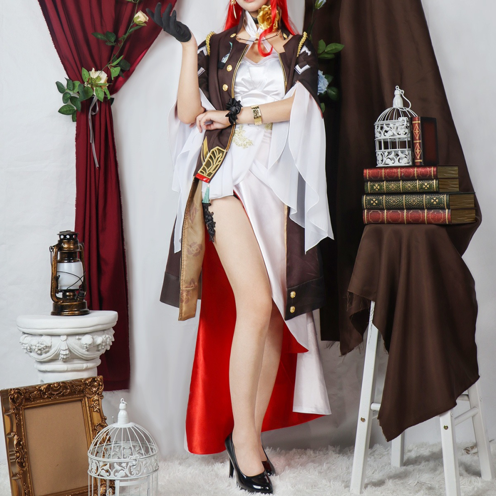 【動漫研習社】星穹鐵道cos姬子cos服全套崩壞三遊戲同款姬子cosplay服-細節圖2