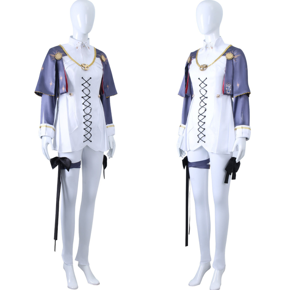 【動漫研習社】重返未來1999十四行詩cos服遊戲cosplay女裝常服全套服飾-細節圖3