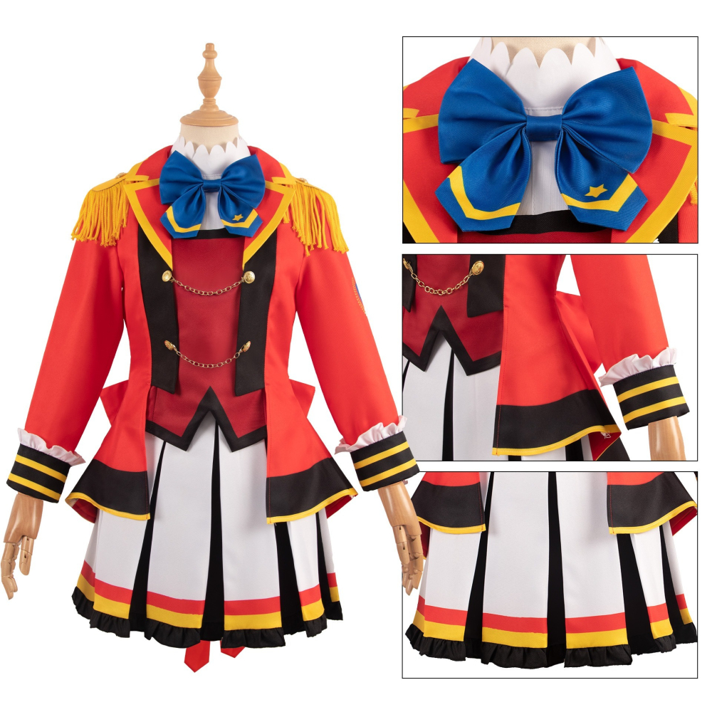 【動漫研習社】偶像活動STARS虹野夢cos服Star4制服虹野夢cos服-細節圖6