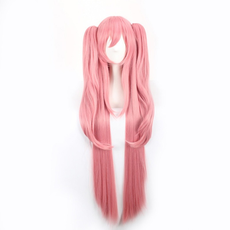 【動漫研習社】終結的熾天使cosplay克魯魯採佩西女王煙粉色虎 口夾假髮-細節圖3
