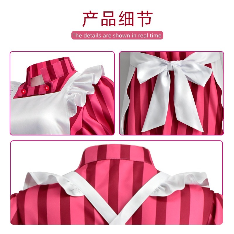 【動漫研習社】宮崎駿蒼鷺與少年表演cos服圍裙洋裝cosplay角色扮演-細節圖4