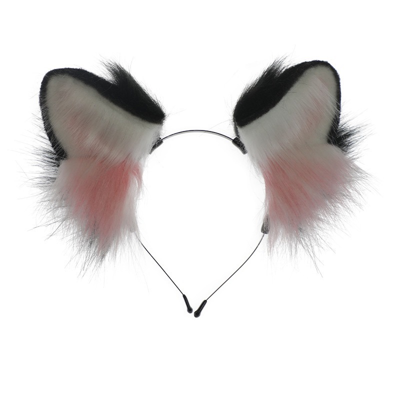 【動漫研習社】手作cosplay小貓漫展頭飾漫展仿真毛絨獸耳貓耳朵髮箍貓咪髮飾-細節圖7