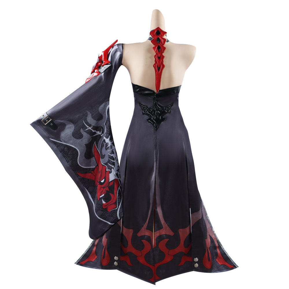 【動漫研習社】黃泉cosplay崩壞星穹鐵道紅黃泉cos服巡海遊俠黃泉-細節圖2