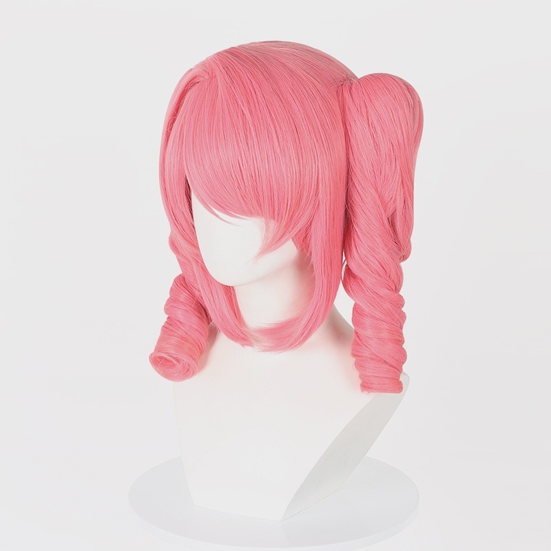 【動漫研習社】憧憬成為魔法少女品紅cos假髮分離式雙馬尾-細節圖2