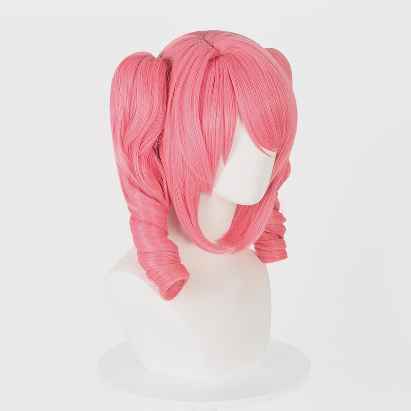 【動漫研習社】憧憬成為魔法少女品紅cos假髮分離式雙馬尾-細節圖4