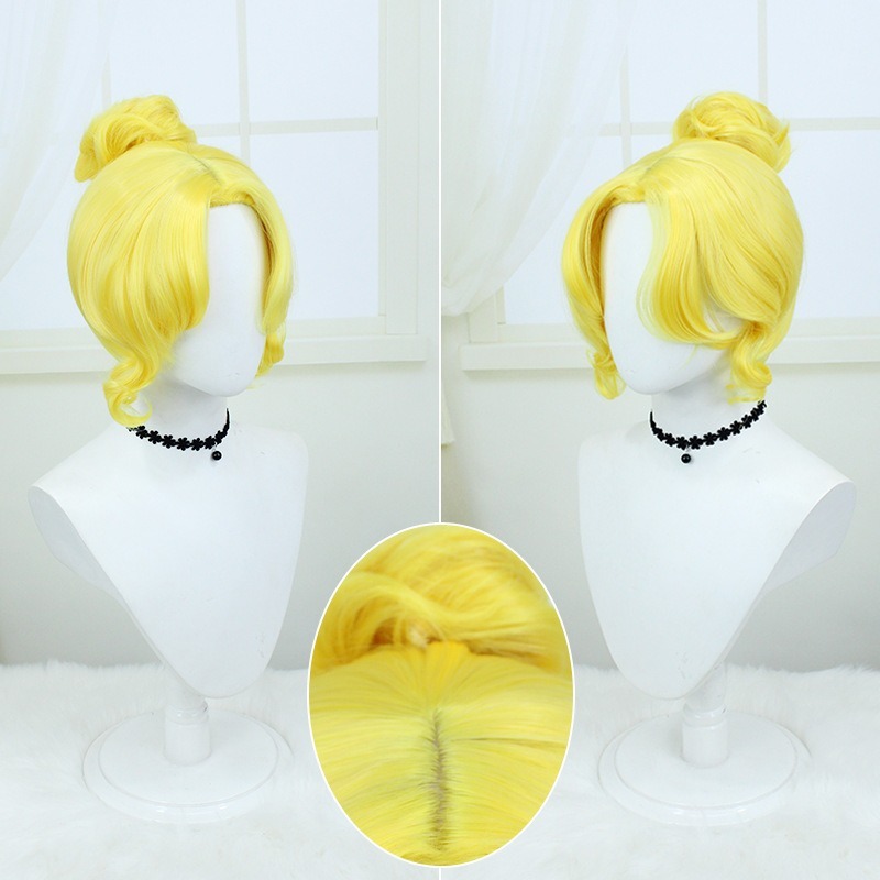 【動漫研習社】第五人格舞女金皮克羅托cosplay假髮造型款-細節圖4