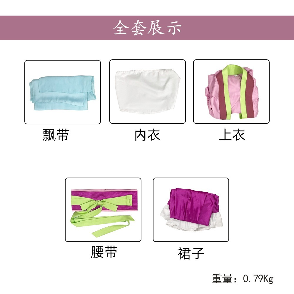 【動漫研習社】藥屋少女的呢喃cos服貓貓遊園會侍女假扮小姐綠青館cosplay服裝-細節圖6