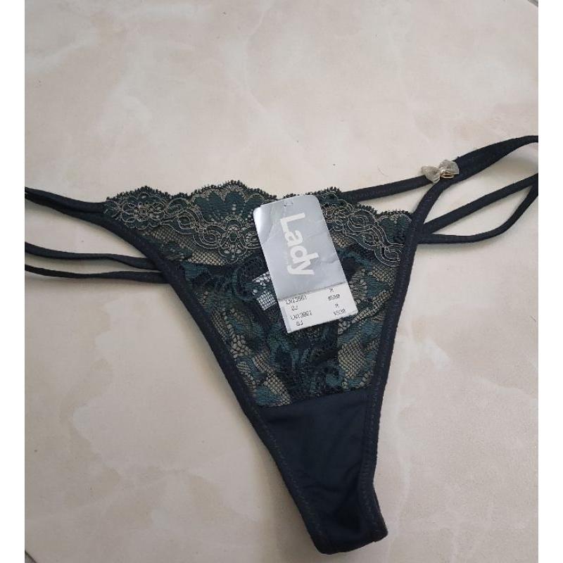 丁字褲~華歌爾/salute/Lady丁字褲系列~性感蕾絲高質感丁字褲~再贈送台灣製造~性感彈力褲襪一雙~-細節圖2