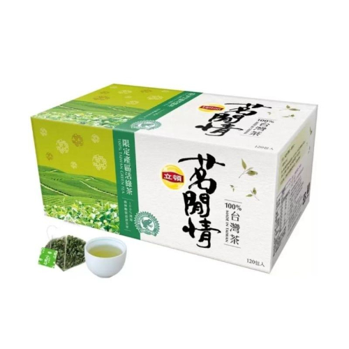 立頓 茗閒情台灣茶 活綠茶三角茶包 2.5公克 X 120包