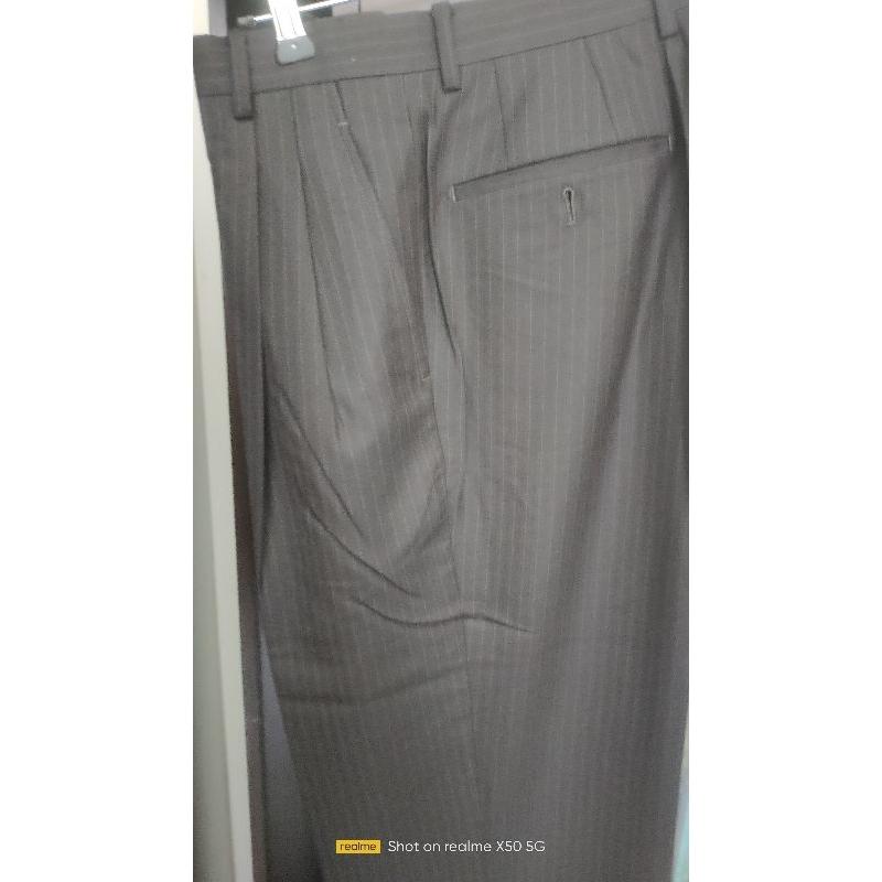 男長褲~諾貝達紳士褲/西裝褲（咖啡色）台灣製造出清特賣~再送高級紳士襪一雙~數量有限送完為止-細節圖2
