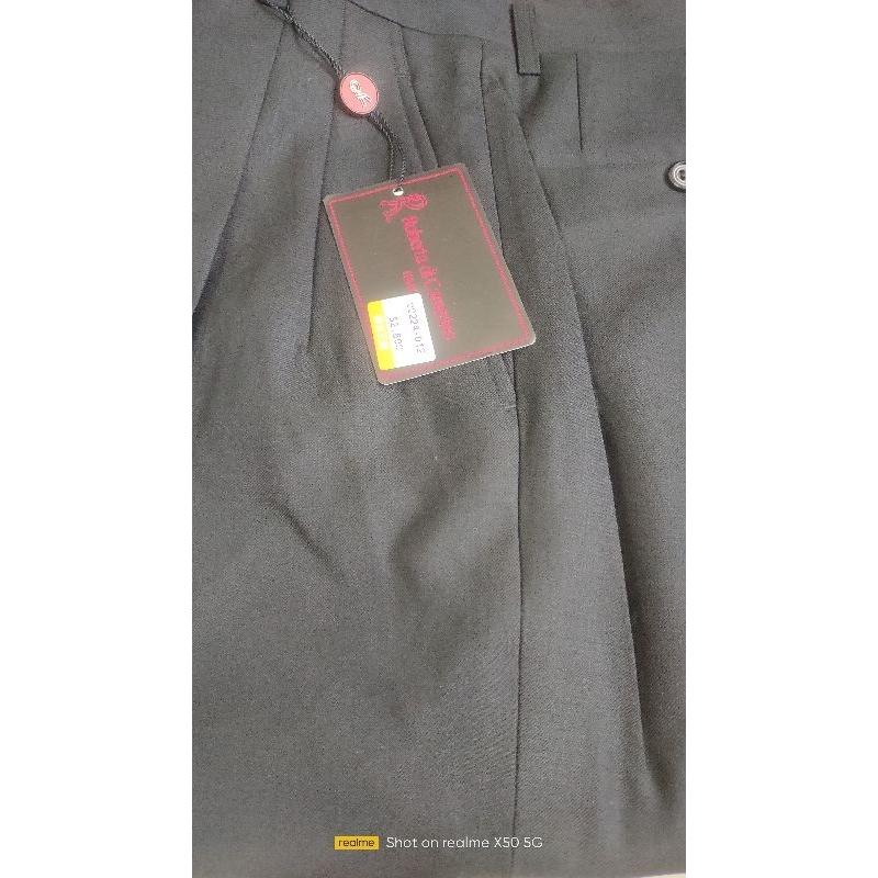 諾貝達紳士褲/西裝褲（黑）台灣製造出清特賣~再送高級紳士襪一雙~有限送完為止-細節圖3