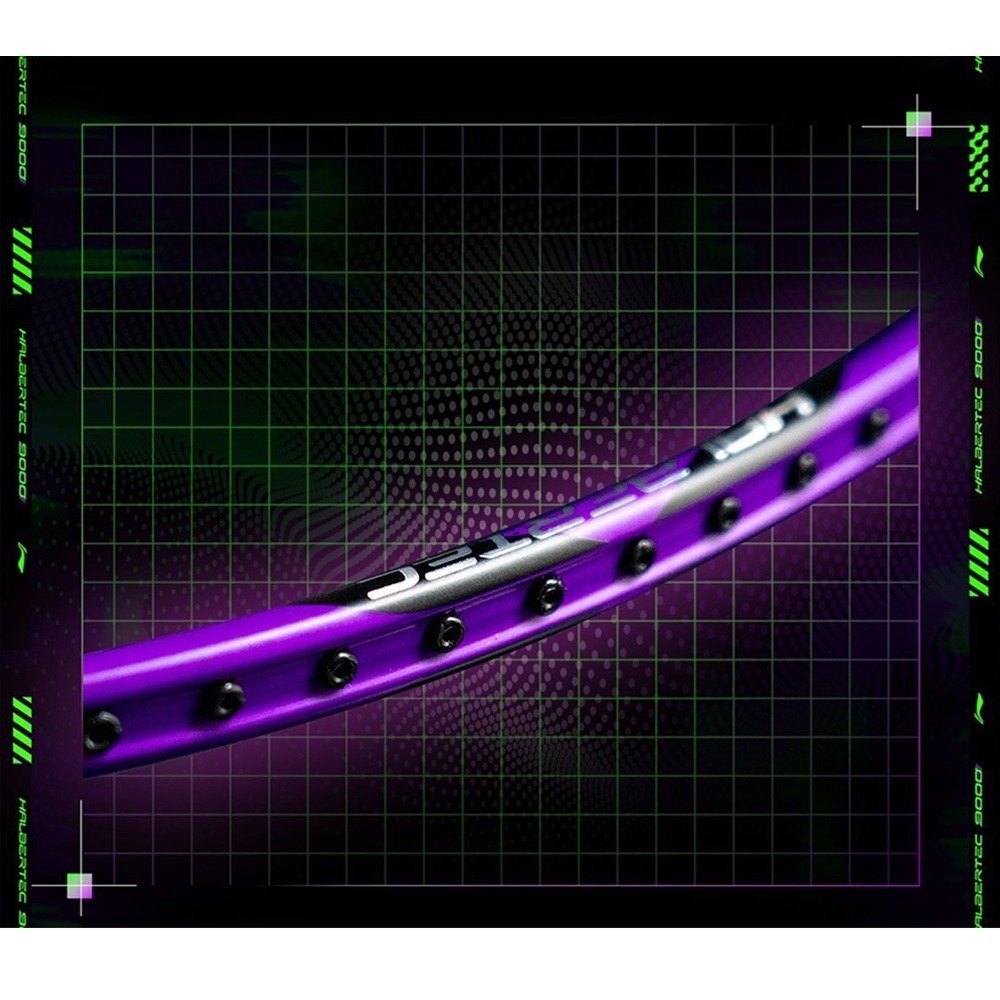 【翊吉體育】李寧LINING Halbertec 戰戟 9000 綠紫 3U/4U 原廠授權經銷商-細節圖10