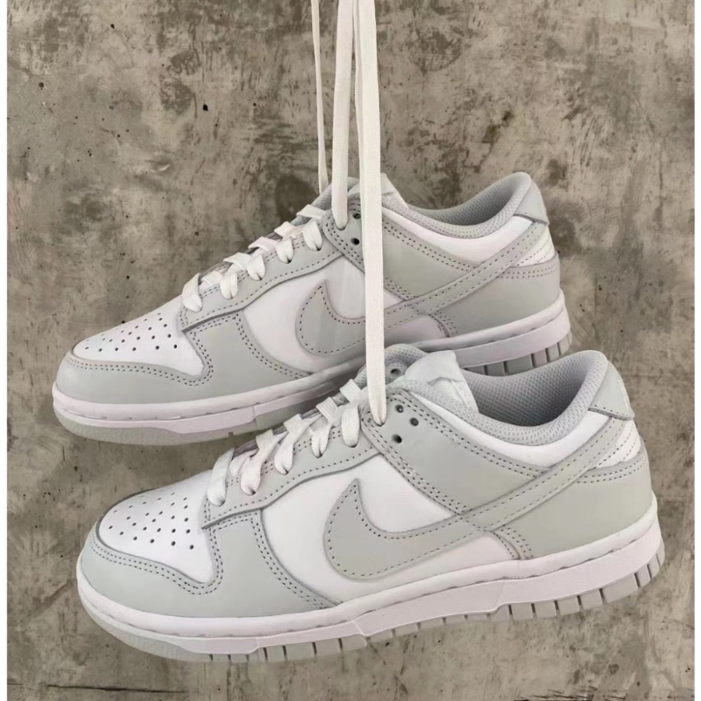 /零碼24cm/ Nike dunk low 女生灰白-細節圖4