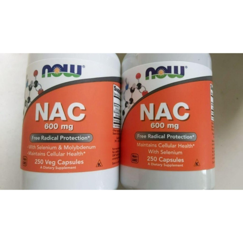 美國代購 NOW Foods NAC 600 毫克 250 粒素食膠囊