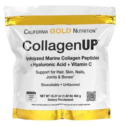 美國代購 California Gold Nutrition CollagenUP 膠原蛋白 玻尿酸 維生素 C