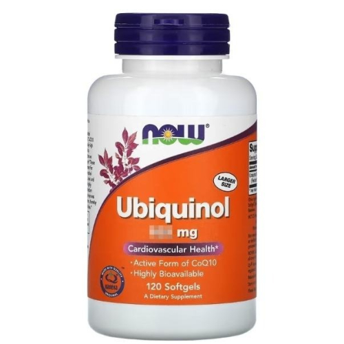 美國代購 NOW Ubiquinol 還原型 輔酶 Q10 泛醇 120粒