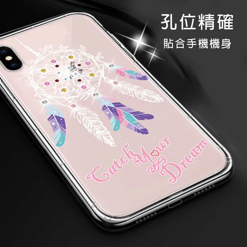 施華洛世奇 swarovski 水鑽殼【各種手機型號皆有提供】蘋果 OPPO 三星 手機殼 保護殼 貼鑽殼-細節圖7