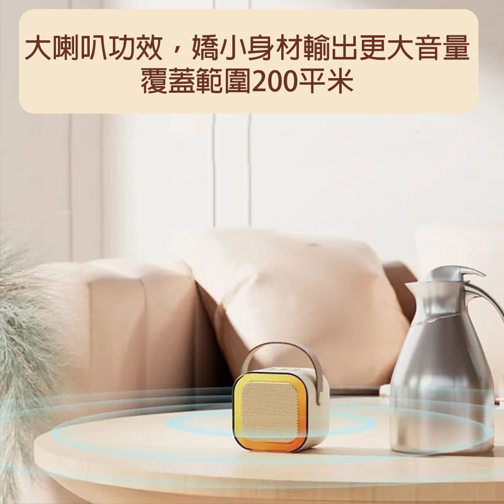 K12無線雙麥克風音箱 移動KTV K歌神器 藍芽音箱 家庭KTV 無線麥克風 交換禮物 音響-細節圖3