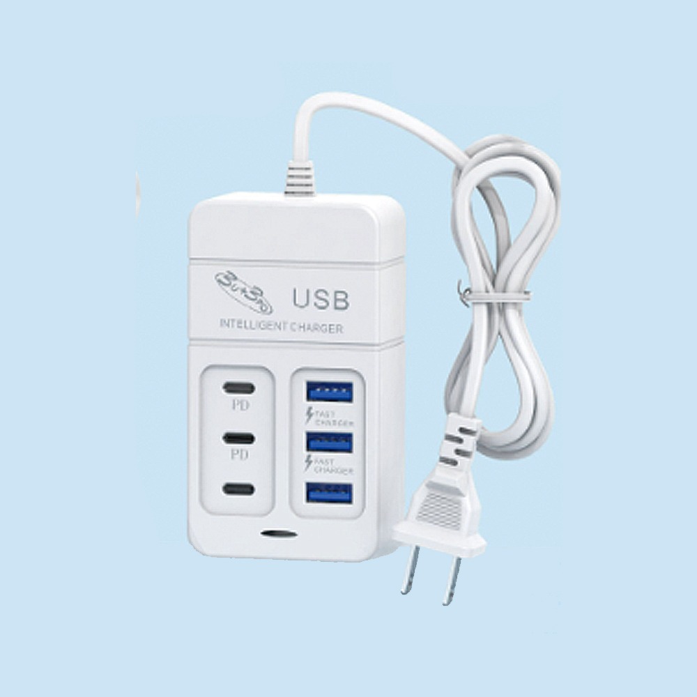 65W 多孔延長線 USB/TYPE-C 分線器 集線器 USB擴充埠 傳輸線 延長線 六孔擴充槽 連接埠-細節圖4