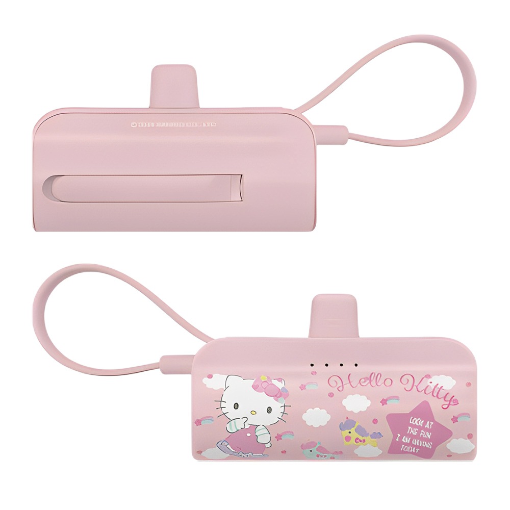 正版授權 Hello Kitty 5000mAh 快充 直插式口袋行動電源 TYPE-C 行動電源 口袋充-規格圖7