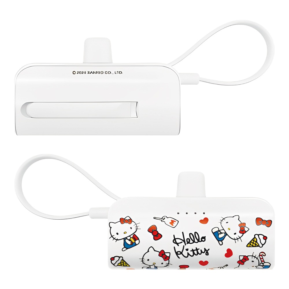 正版授權 Hello Kitty 5000mAh 快充 直插式口袋行動電源 TYPE-C 行動電源 口袋充-規格圖7