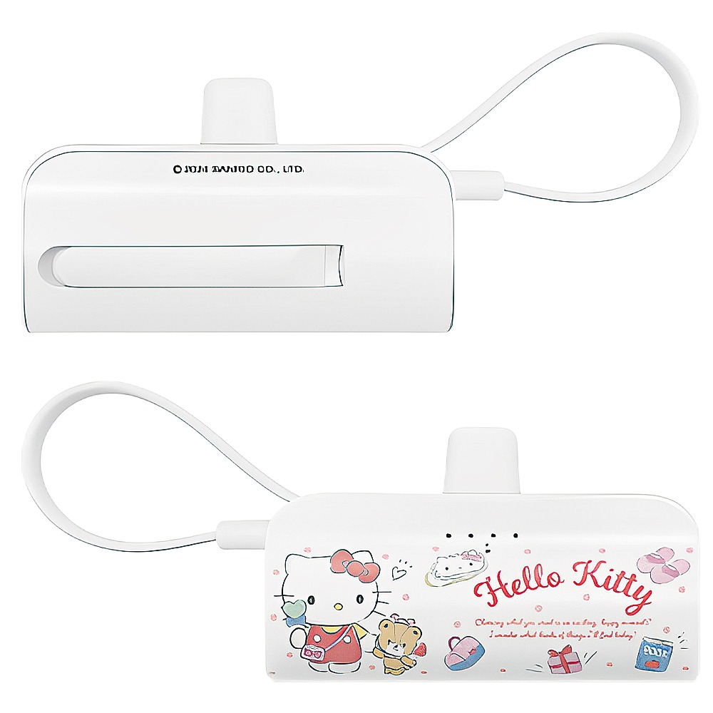 正版授權 Hello Kitty 5000mAh 快充 直插式口袋行動電源 TYPE-C 行動電源 口袋充-規格圖7
