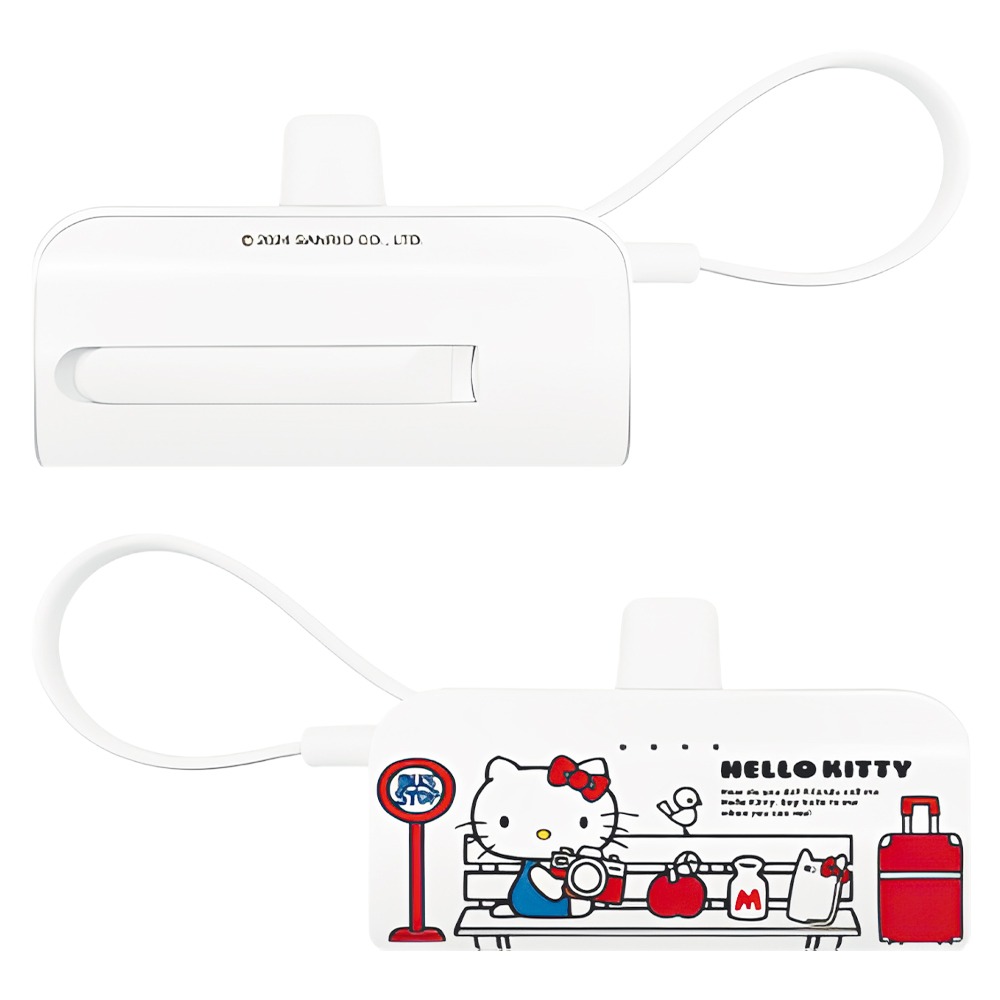 正版授權 Hello Kitty 5000mAh 快充 直插式口袋行動電源 TYPE-C 行動電源 口袋充-規格圖7