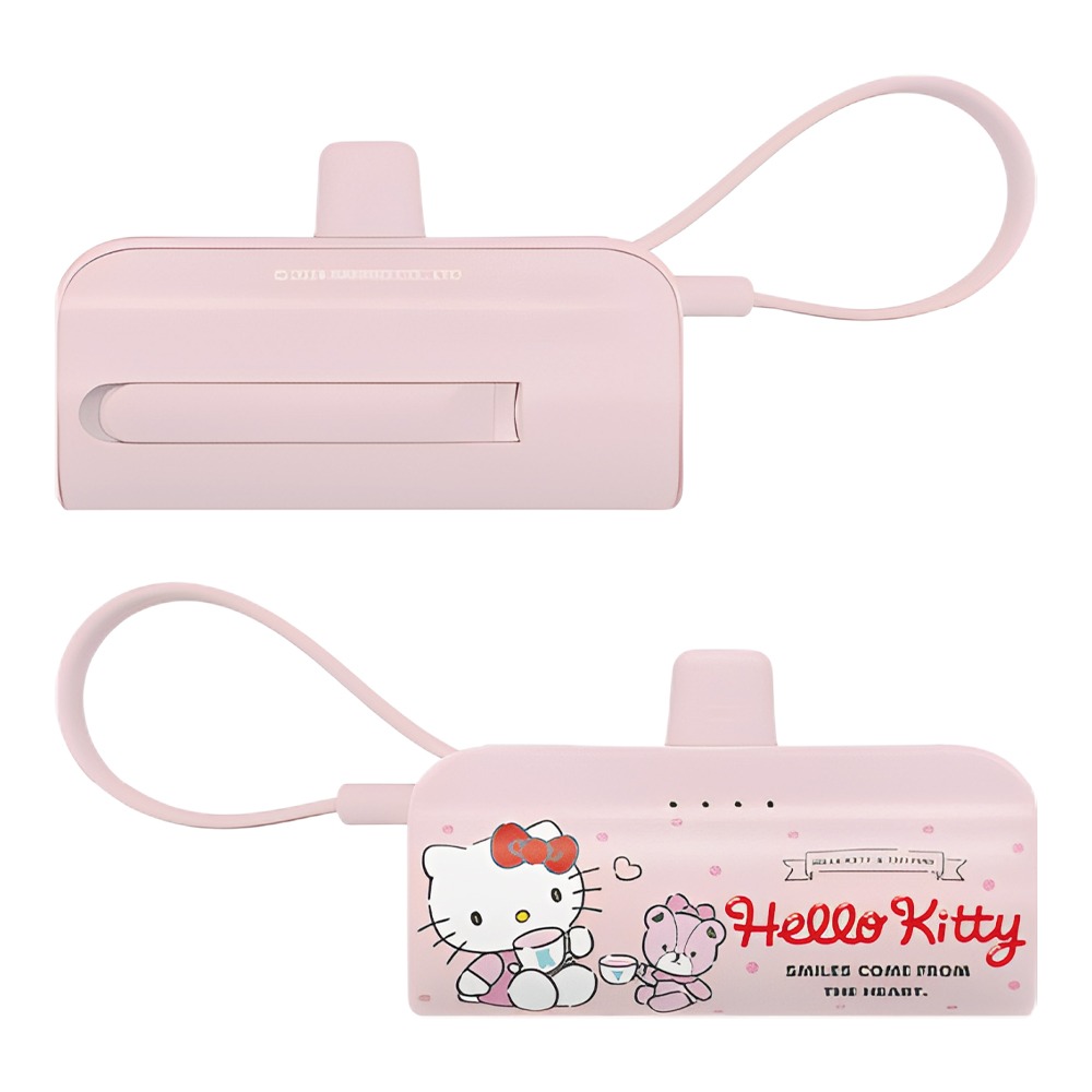 正版授權 Hello Kitty 5000mAh 快充 直插式口袋行動電源 TYPE-C 行動電源 口袋充-規格圖7