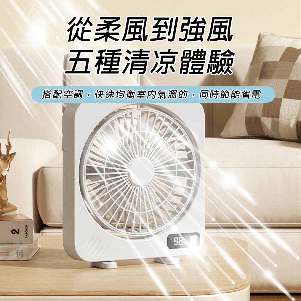 靜音桌立風扇 隨身風扇 小電風扇 風扇 桌上扇 移動空調 迷你冷風扇 冷氣風扇 電風扇 空調扇-細節圖4