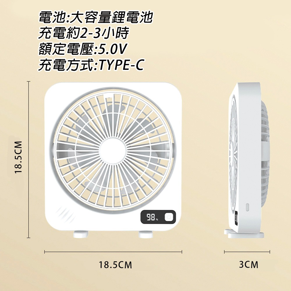 靜音桌立風扇 隨身風扇 小電風扇 風扇 桌上扇 移動空調 迷你冷風扇 冷氣風扇 電風扇 空調扇-細節圖7