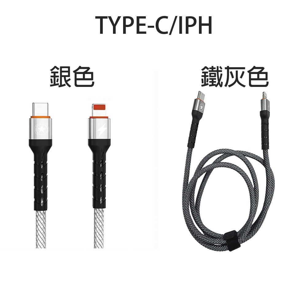 TYPE-C/IPH 鐵灰色
