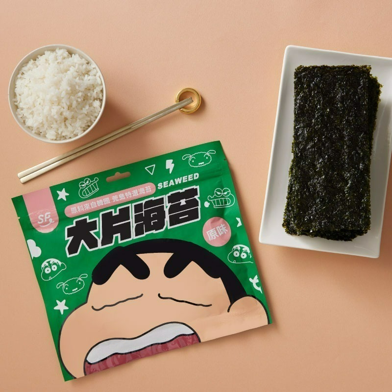 SF蠟筆小新大片海苔30g (原味/梅子)-細節圖4