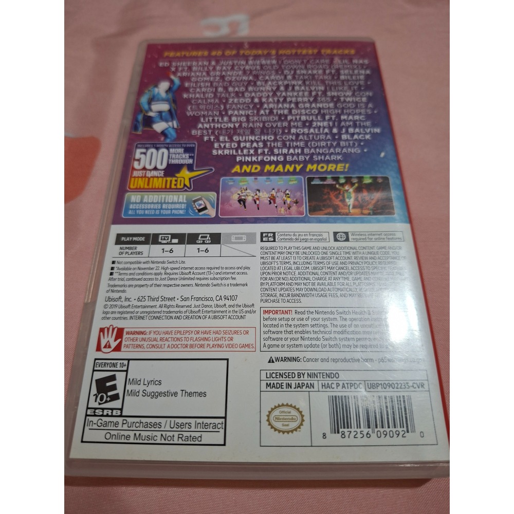Switch ns  Just dance 2020-細節圖3