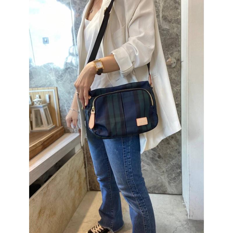 韓國🇰🇷空運～🔥現貨～💜韓國尼龍斜背包～🔥ensoen尼龍多格層斜背包‼️～旅行包～尼龍-細節圖9