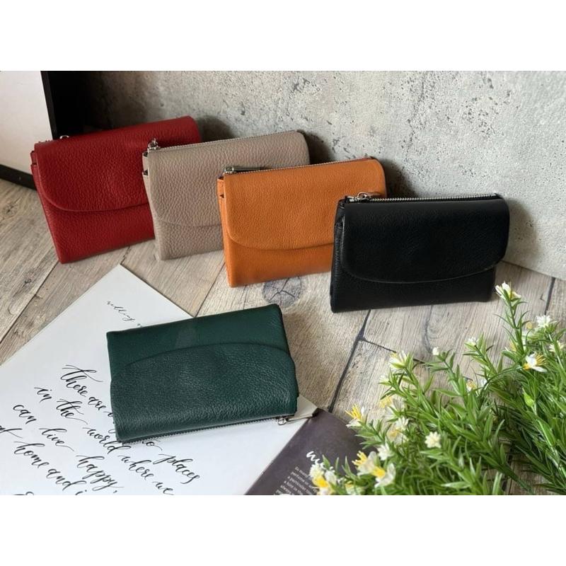 韓國🇰🇷空運～💜韓國真皮短夾～🔥超軟牛皮短夾‼️～牛皮～短夾-細節圖2