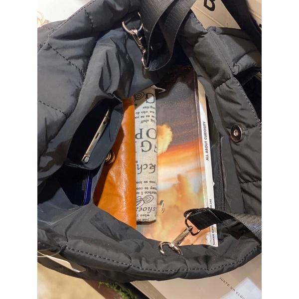韓國🇰🇷空運～💜韓國尼龍兩用包～❤️尼龍輕量空氣肩背、斜背包～車格空氣包～輕量-細節圖7