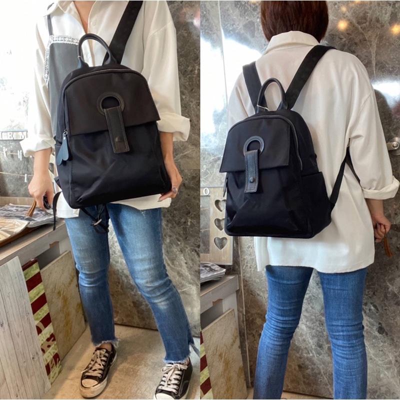 韓國🇰🇷空運～💜韓國尼龍後背包～❤️ensoen尼龍質感後背包～旅行包～媽媽包-細節圖6