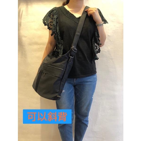 韓國🇰🇷空運～🔥現貨💜韓國尼龍後背包～🔥好評回歸、超級推薦👍‼️質感尼龍三用後背包（肩背、斜背、後背包）～尼龍～媽媽包-細節圖3