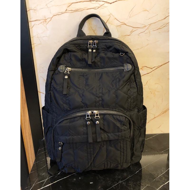 韓國🇰🇷空運～🔥現貨～💜韓國尼龍後背包～🔥強勢回歸‼️質感尼龍多格層空氣後背包‼️～尼龍多格層後背包～媽媽包～旅行包-細節圖2