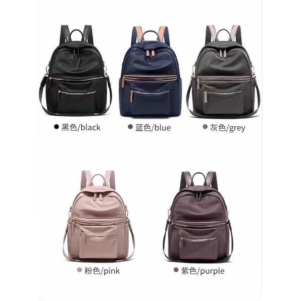 韓國🇰🇷空運～🔥現貨～💜韓國尼龍兩用包～🔥質感尼龍肩背後背包‼️～尼龍肩背包～尼龍後背包～媽媽包～旅行包-細節圖2