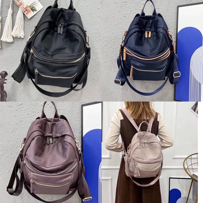 韓國🇰🇷空運～🔥現貨～💜韓國尼龍兩用包～🔥質感尼龍肩背後背包‼️～尼龍肩背包～尼龍後背包～媽媽包～旅行包-細節圖3