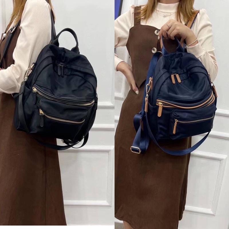 韓國🇰🇷空運～🔥現貨～💜韓國尼龍兩用包～🔥質感尼龍肩背後背包‼️～尼龍肩背包～尼龍後背包～媽媽包～旅行包-細節圖5