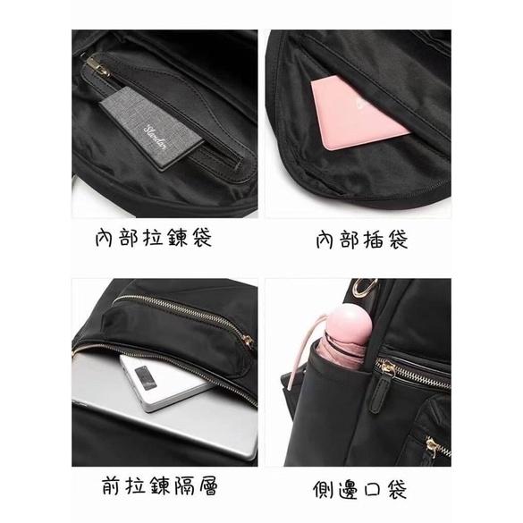 韓國🇰🇷空運～🔥現貨～💜韓國尼龍兩用包～🔥質感尼龍肩背後背包‼️～尼龍肩背包～尼龍後背包～媽媽包～旅行包-細節圖7