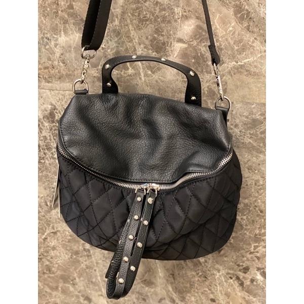 韓國🇰🇷空運～🔥現貨～💜韓國尼龍斜背包～🔥好評追加款‼️尼龍菱格紋斜胸包～旅行包～斜背包-細節圖2