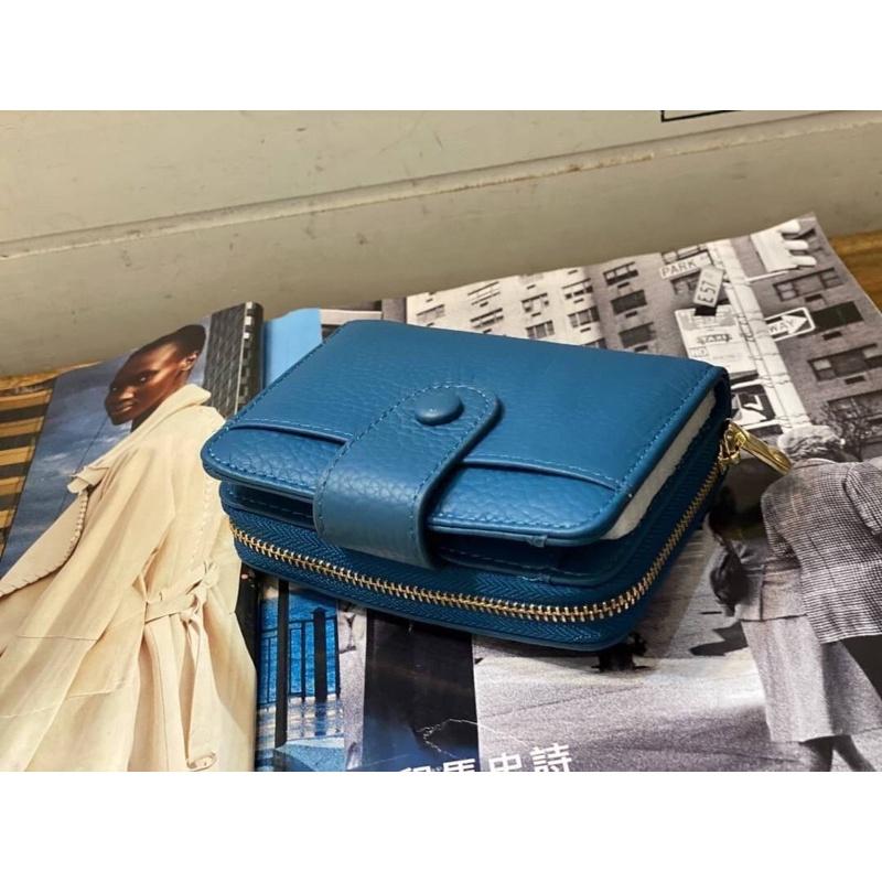 韓國🇰🇷空運～💜韓國真皮短夾～❤️質感牛皮卡片夾～短夾～多層卡片夾-細節圖9