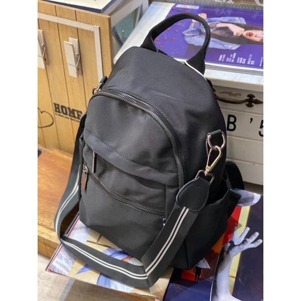 韓國🇰🇷空運～💜韓國尼龍後背包～🔥尼龍二用後背包～實用包款👍～肩背包～後背包～媽媽包-細節圖8